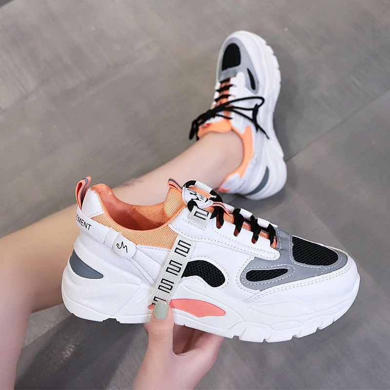 

Little white shoes spring autumn running old shoes female 2021 new net red breathable sports non-slip lightweight casual shoes