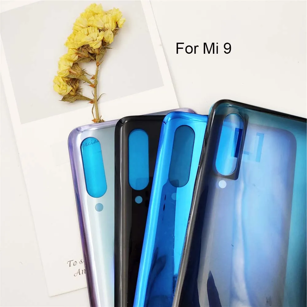 Mi 9 100% Оригинальный 3D стеклянный задний корпус для MIUI Mi9 SE Задняя Крышка Сменный