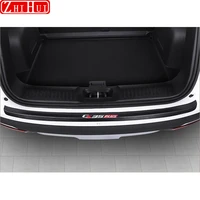 car styling door welcome threshold trunk bumper rear guard for changan cs35 plus 2020 leather cover stickers accessories