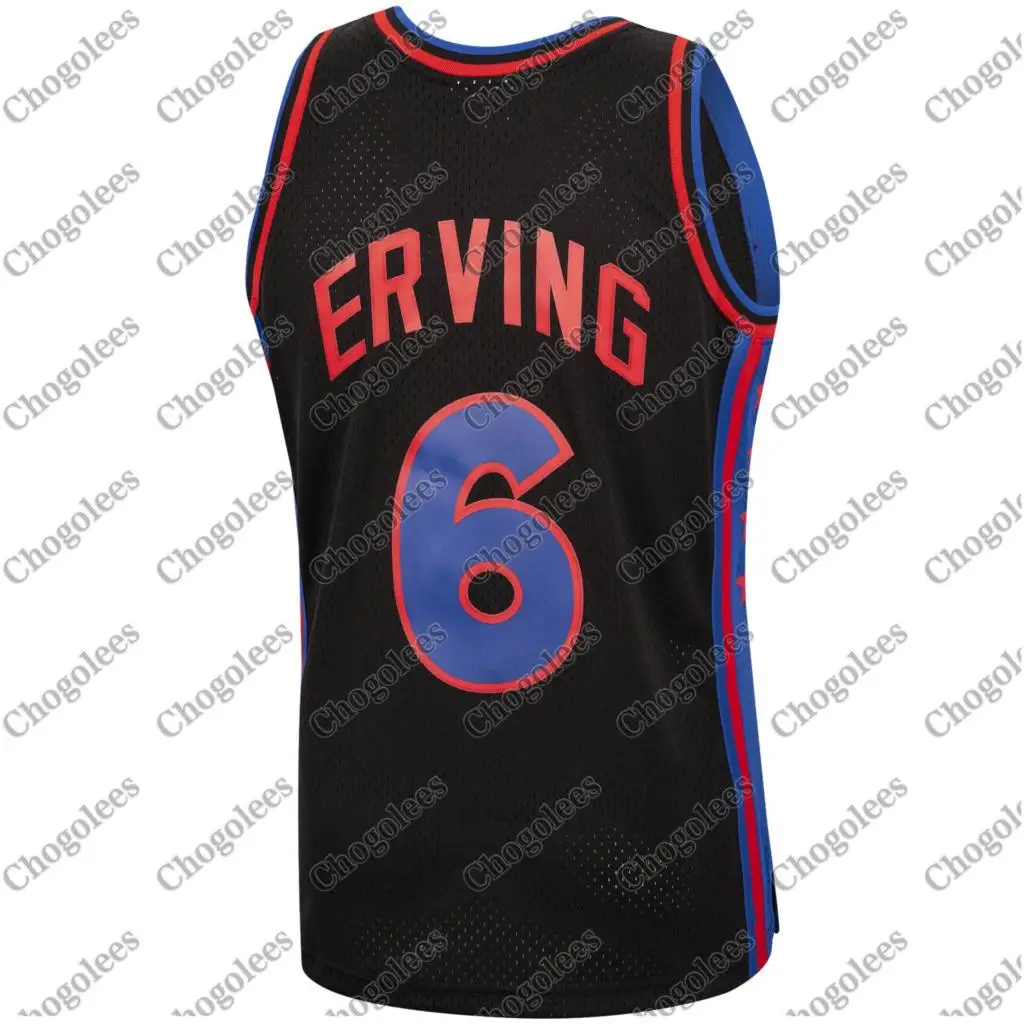 

Men Basketball Jersey Julius Erving Philadelphia Mitchell & Ness 1976-77 Hardwood Classics Reload Swingman Jersey Black