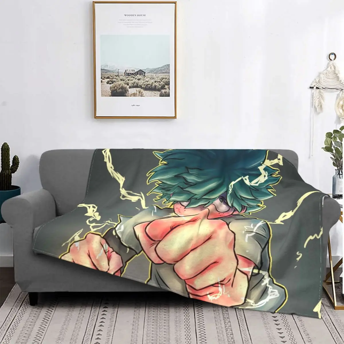 

A My Hero Academia Carpet Living Room Flocking Textile A Hot Bed Blanket Bed Covers Luxury Blanket Blanket Flannel Blanket