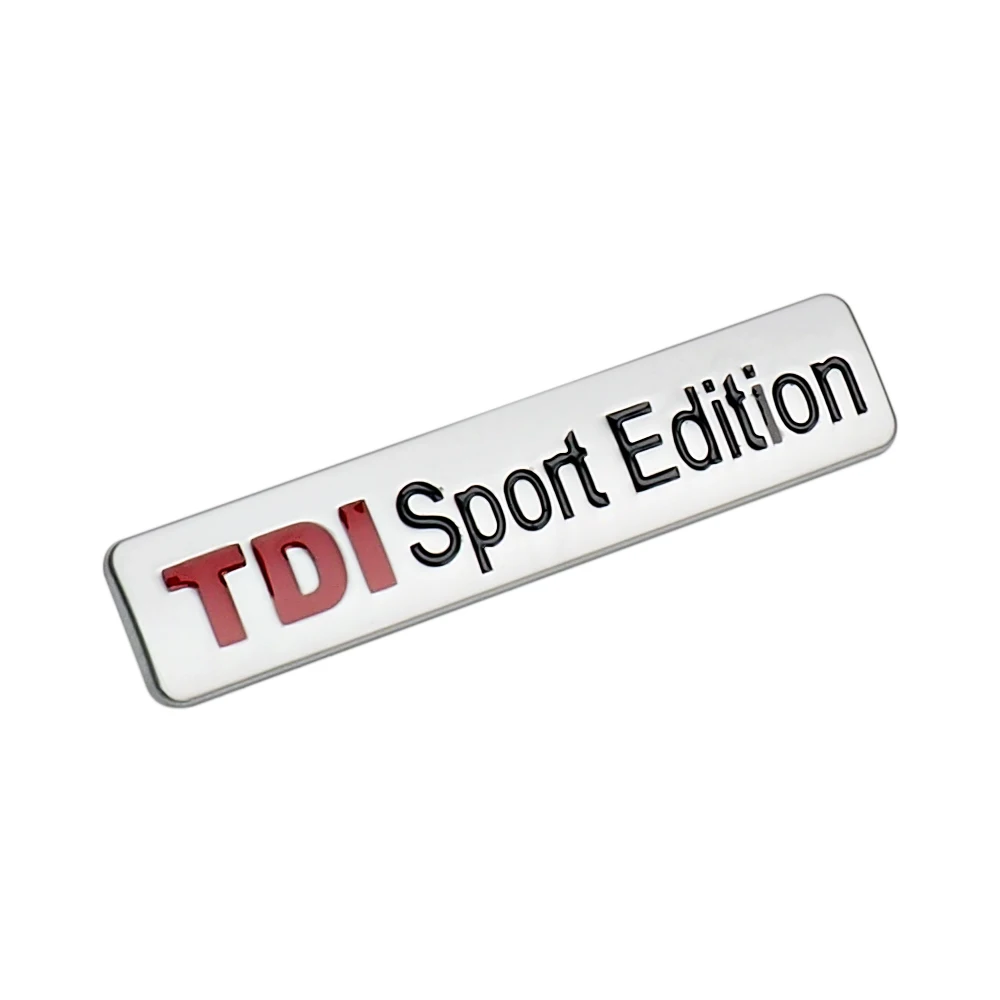 Металлическая 3D наклейка для VW Volkswagen Passat B6 B7 Golf 4 5 6 7 Tiguan Jetta TDI Sport Edition