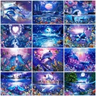 AZQSD полный набор Алмазная вышивка, дельфин мозаика картина Стразы Алмазная картина животные вышивка крестом домашний декор