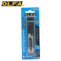 olfa japanese black blade 18mm wide 0 5mm thick coated with fluorine sharp and fast cutting 5 pieces lfb 5b is more labor saving