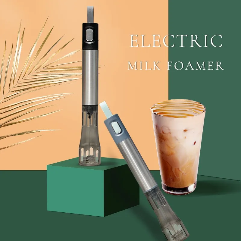 

Electric Milk Frother Coffee Frother Foamer Whisk Mixer Stirrer Egg Beater Mini Handheld Milk Coffee Egg Stirring Tool New
