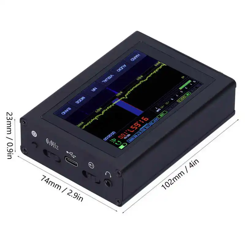Приемник SDR 50K-2G полночастотное радио автономный ручной промышленный контрольный