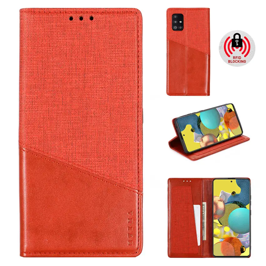 

For SAMSUNG A51 5G 4G Case Luxury Retro PU Leather Book Funda for Samsung Galaxy A 51 SM-A516F A515F Magnetic Card Shell Cover