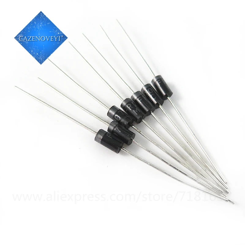 100pcs/lot Rectifier Diode 2A 1000V DO-15 FR207 In Stock