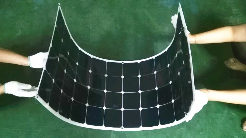 Гибкая солнечная батарея sunpower 100 Вт Высококачественная панель для лодок и