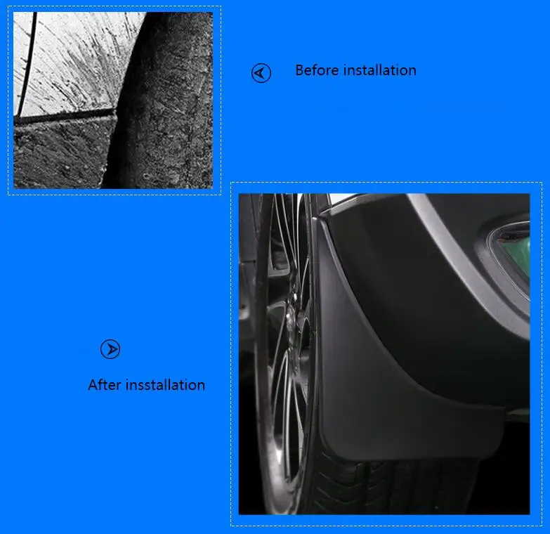 4 шт. автомобиль брызговик крыло брызговики ЛОСКУТ аксессуары для брызговиков