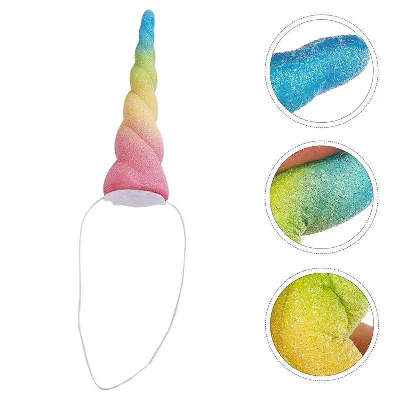 

1PC Lovely Unicorn Birthday Headwear Funny Holiday Party Hair Accessory for Kid Children Kids