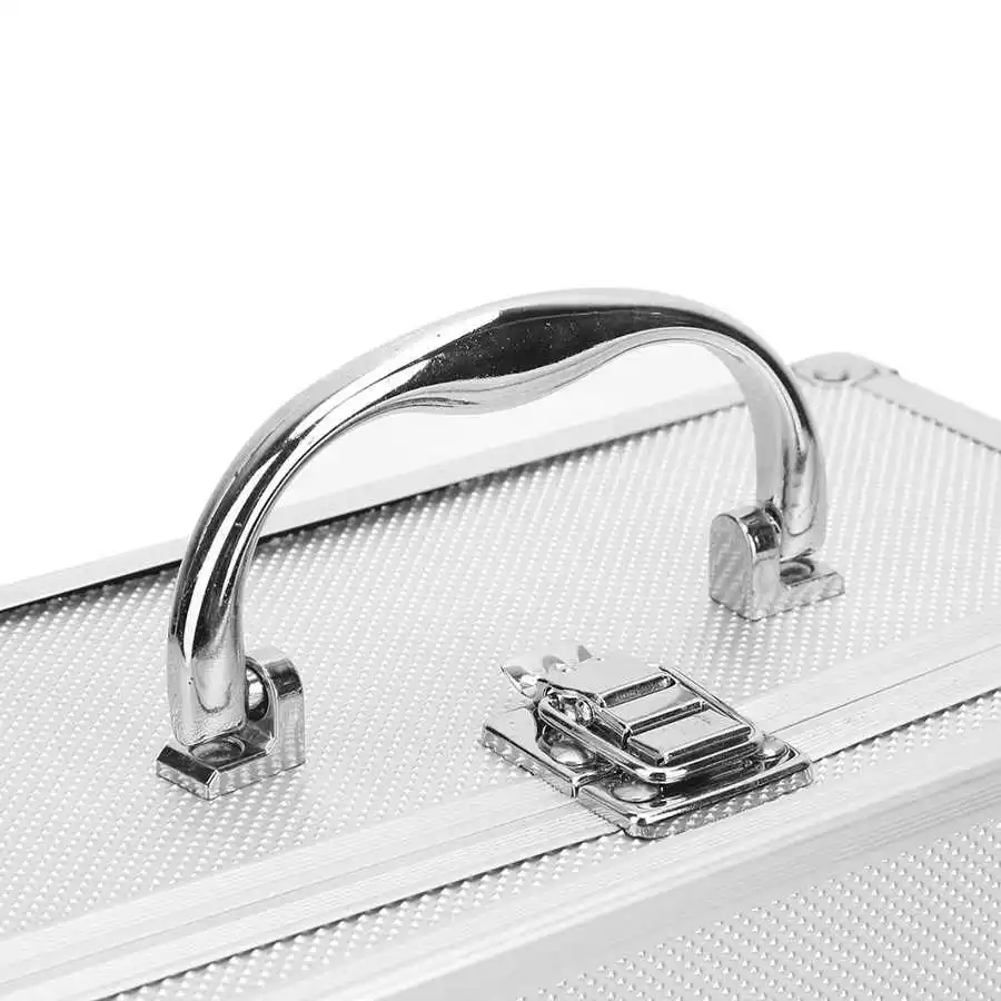 Portable Display Case 230 x 150 125mm Tool Box Aluminum Sponge Lining Hand Organizer Carrier Instrument | Инструменты