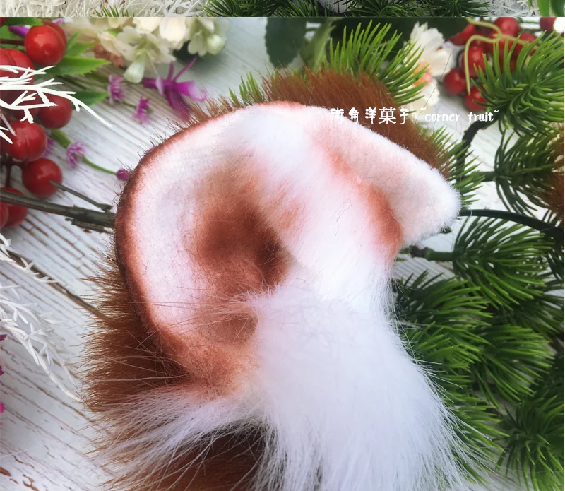 Головной убор ручной работы с снежным леопардом обруч для волос косплея KC