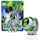 Бен 10 мультфильм 3D проектор часы подлинные детские часы игрушки Ben10 Аниме фигурки героев модель косплей игрушки для мальчиков