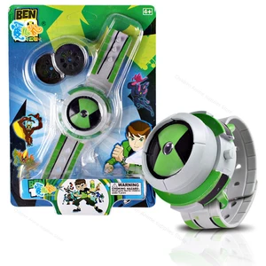 Бен 10 мультфильм 3D проектор часы подлинные детские часы игрушки Ben10 Аниме фигурки героев модель косплей игрушки для мальчиков