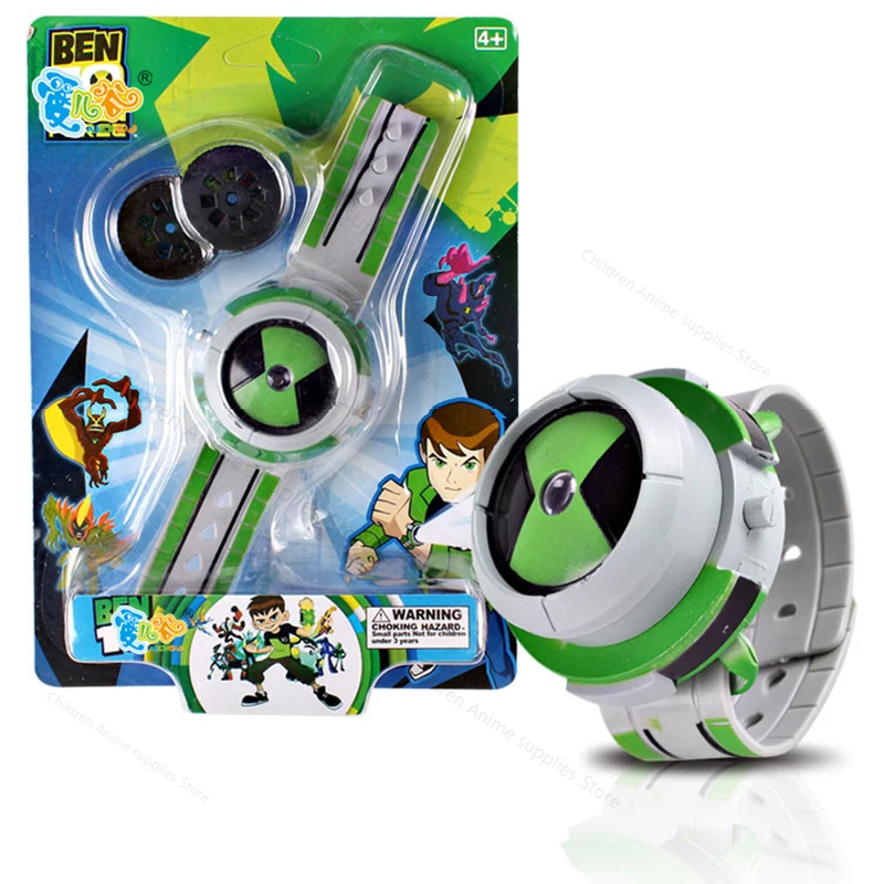 Часы проектор Бен 10 из мультфильма оригинальные детские часы игрушка Ben10 аниме