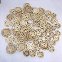50pcs handmade letter love wooden buttons clothing decoration for sewing accessories wedding decor diy crafts scrapbooking