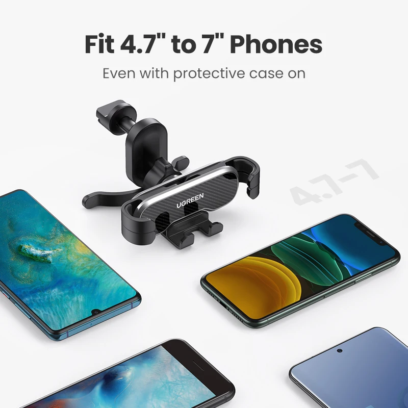 Автомобильный держатель для телефона UGREEN с крючком Гравитационный
