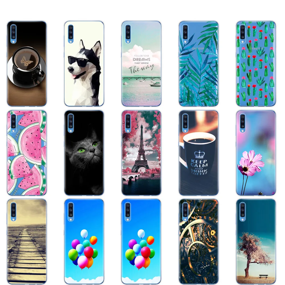 Чехол для Samsung A70 2019 мягкий чехол телефона задняя крышка Galaxy силиконовый 70 A705 A705F