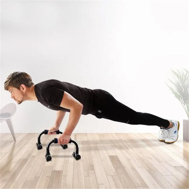 

1 Pair Push Up Bar Stand Pushup Board Exercise Training Chest Bar Sponge Hand Grip Trainer Body Building Fitness Equipments