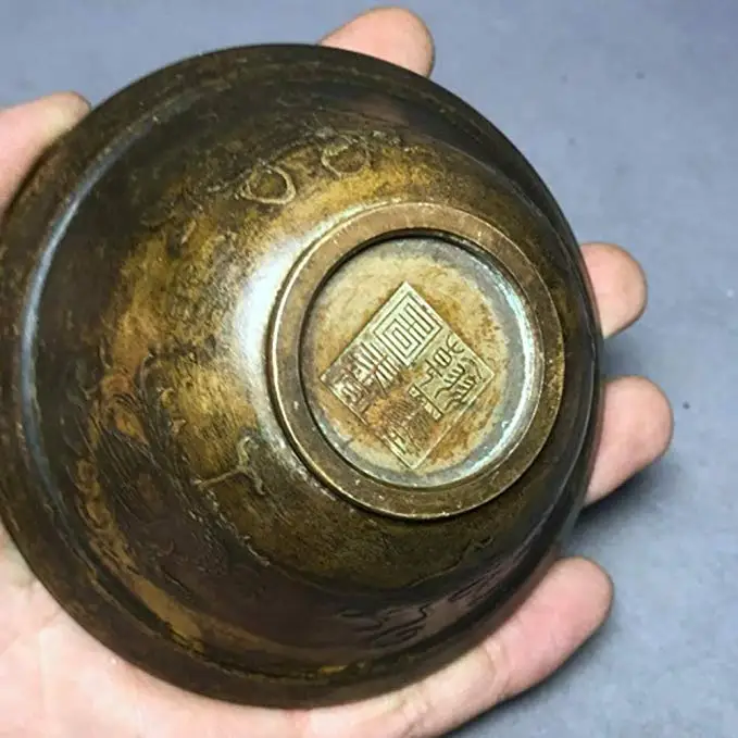 EASTCODE синий дракон белый тигр Сузаку базальт четыре святой чаши Чистая медь