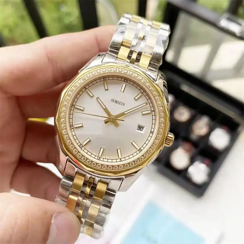 

41mm mannen Automatische Miyota8215 Mechanische Beweging Horloge Saffierglas 316L Roestvrij Stalen Band Diep Waterdicht Horloge