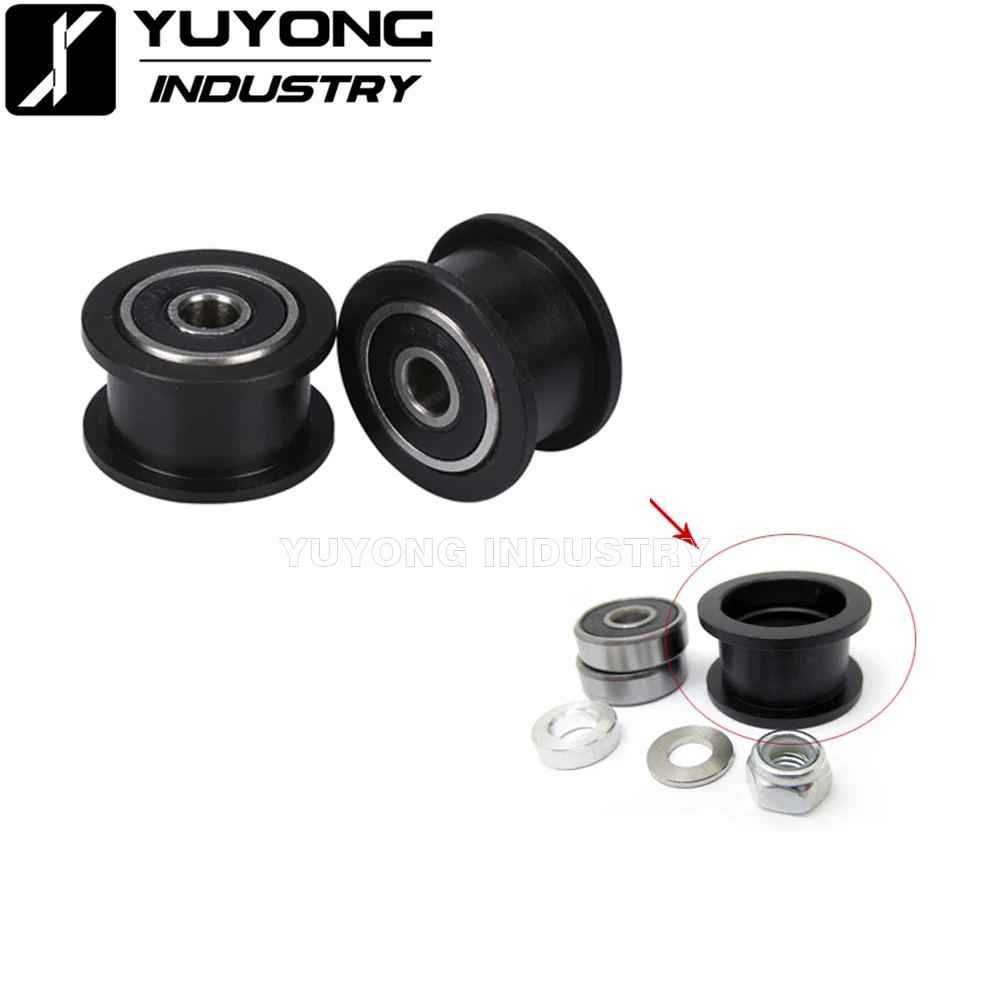 100combo/lot High precision CNC Delrin smooth Idler Pulley Wheel kits for Openbuilds v-slot rail