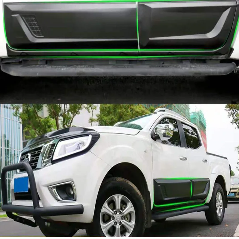 Пикап Exterlor облицовка корпуса Наборы Боковая дверь планки коробка аксессуары подходят для NissanNavara NP300 2016-2020 облицовка корпуса