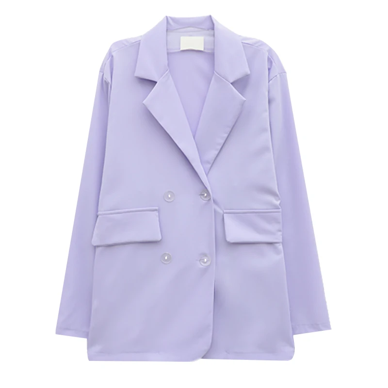 Summer 2021 New Ladies Blazer Three-dimensional Multi-casual Three Quarter Loose Jacket Notch Ladies Wild Jacket Blazer Office