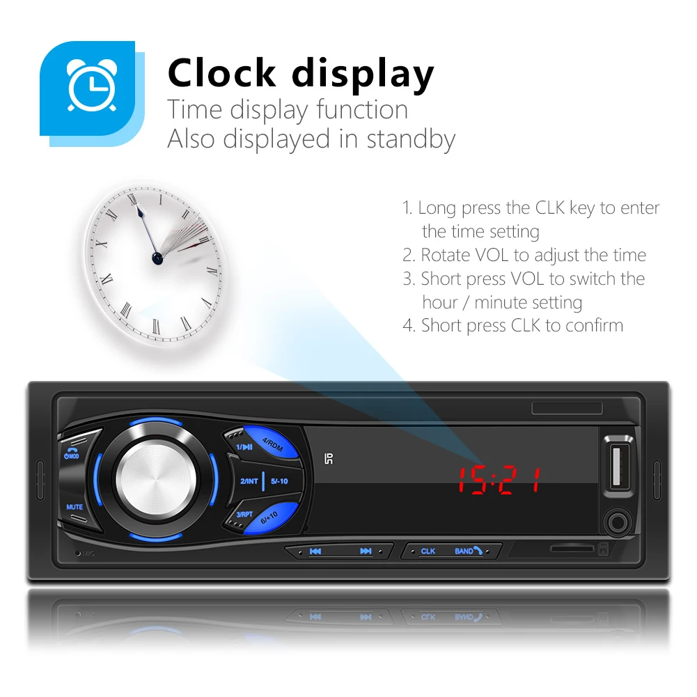 SWM-1044 1 DIN автомобильный стерео MP3 плеер fm-радио AUX TF карта u-диск RCA головное