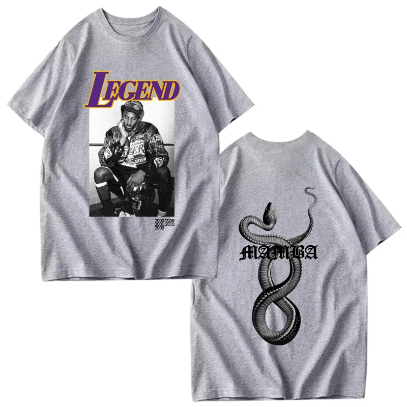

Kobe Legendary Graphic Tees Farewell Memorial T Shirt Men Oversize Homme Short Sleeve Classic Tshirts Women Camisetas Hombre