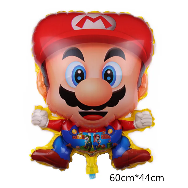 Balloon-A-1pcs Супер Марио тема одноразовые тарелки салфетки для стаканчиков Mario Bros тематические вечерние украшения коробки конфет выбросы баннеры вечерние поставки - Цвет: Balloon-A-1pcs