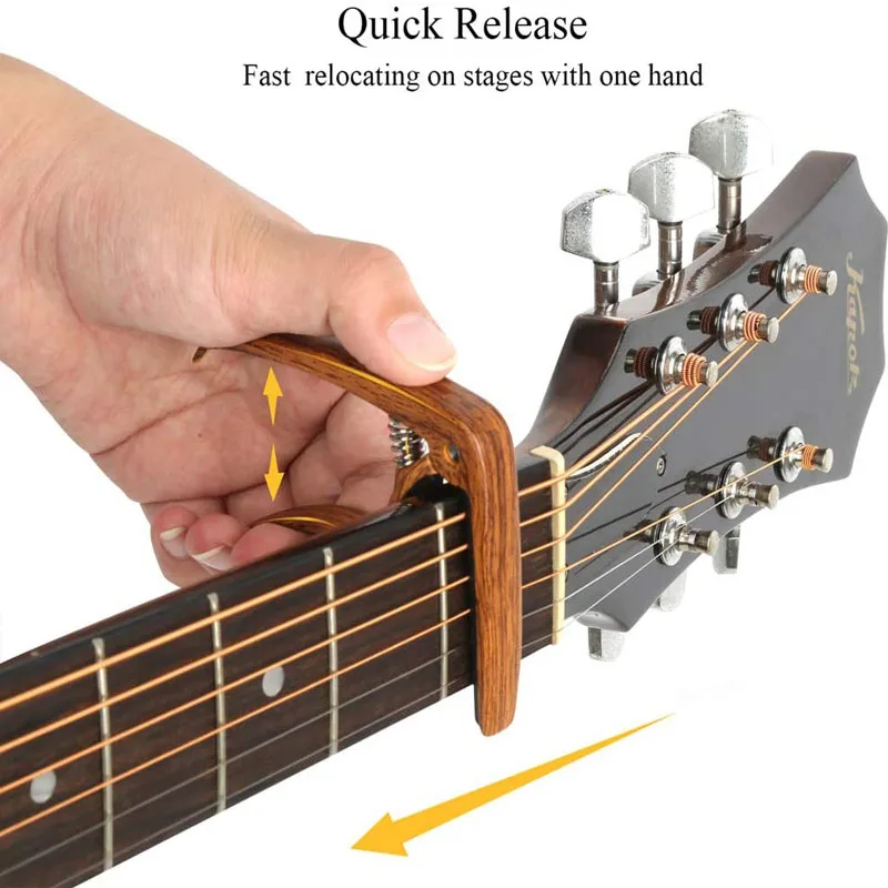 Guitar Capo Premium Zinc Alloy for Acoustic Electric and Classical Guitars Ukulele Banjo Bass Mandolin | Спорт и развлечения