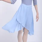 Женские шифоновые юбки, балетные юбки на шнуровке, балетное танцевальное платье для девочек, юбка из тюля, Полиэстеровые танцевальные костюмы для взрослых