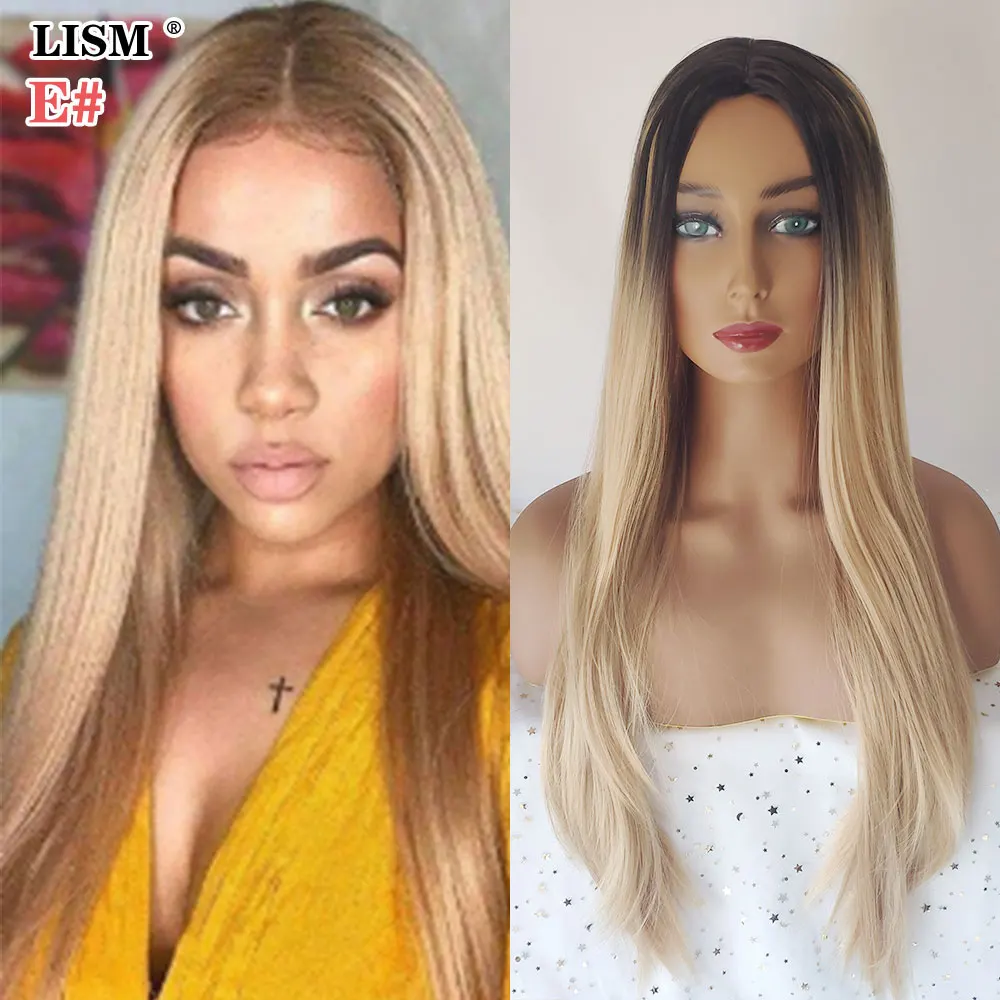 

Toupee Hair for Women Fashion Wine Red Synthetic Wig Short Lolita Peluca Mujer Pelo Natural Long Morena Straight Blonde Ombre