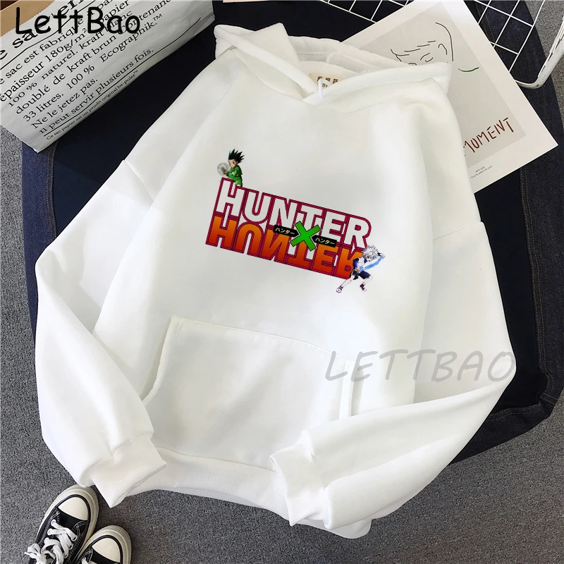 

Winter Hunter X Hunter Hoodies Hisoka Hoodie Unisex Gon and Killua Long Sleeve Loose Hooded Sweatshirt Autumn Hoody Pullover