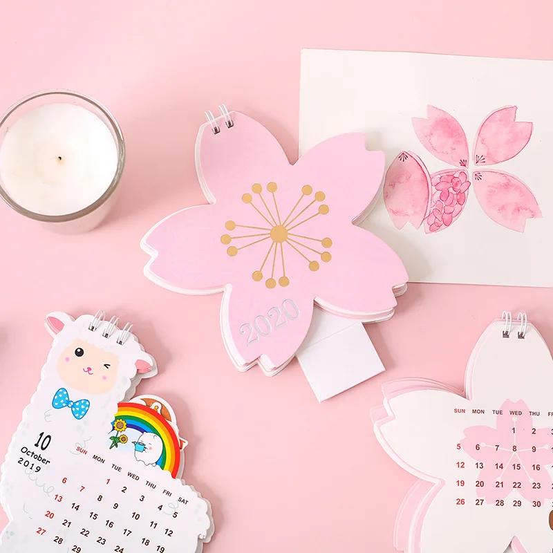 AngelHere Store 1 шт./лот милый календарь настольный вертикальный блокнот памятка