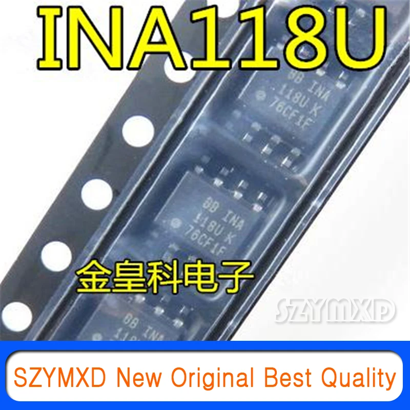 

5Pcs/Lot New Original INA118U 118U INA118UK SOP-8 Instrumentation Amplifier Chip Chip In Stock