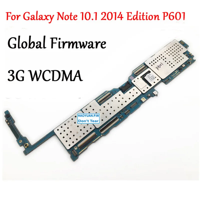 Протестированная Полная работа разблокировка материнская плата для samsung Galaxy Note 10,1 Edition P601 SM-P601 WCDMA логическая схема электронная панель