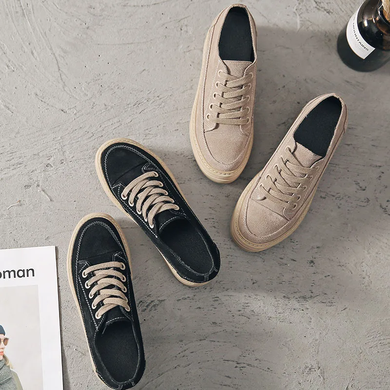 Tleni 2019 кожи Спортивная женская обувь Обувь с визуально увеличивающая рост