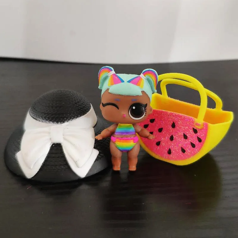 LOLs lil doll 100% оригинал L.O.L. Кукла-единорог sister в редком стиле можно изменить цвет