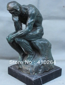 Изысканная бронзовая мраморная Статуэтка истончик 12 дюймов| |