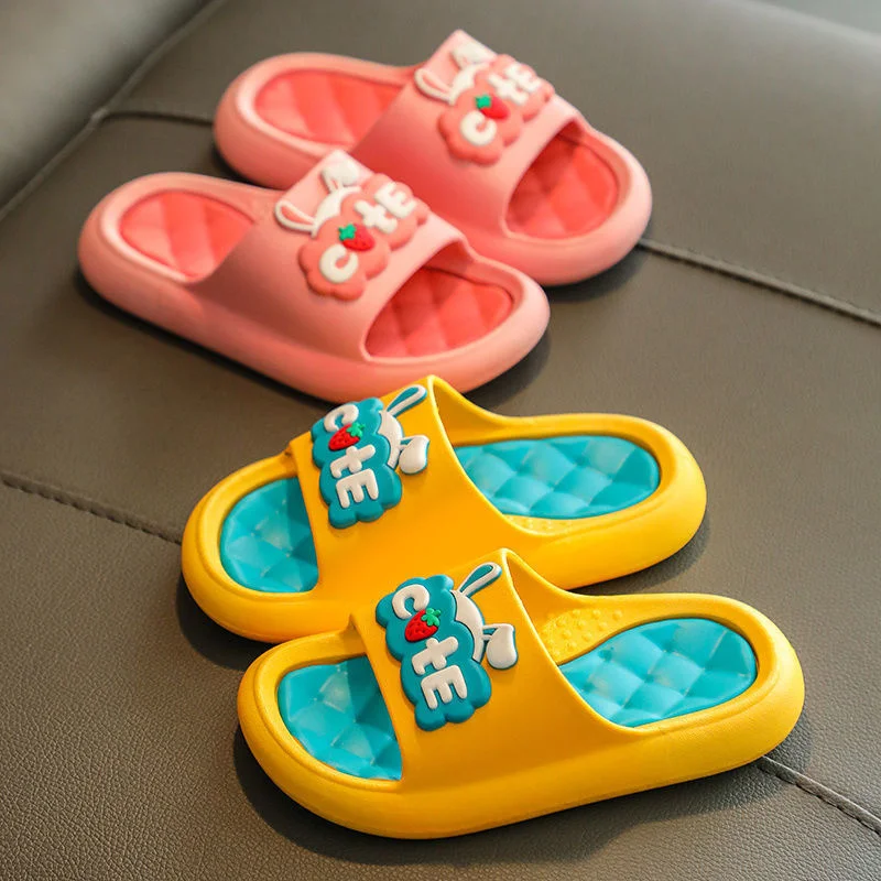

Summer Baby Sandals Cartoon Girl Princess Boy Indoor Antiskid Soft Sole Children Parent Child Slippers girls Slippers platforms