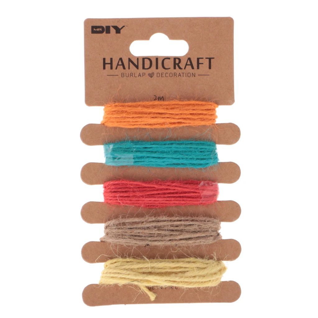 

Multicolor Cord DIY Tag Celebration Crafts Decorative Rope 2m
