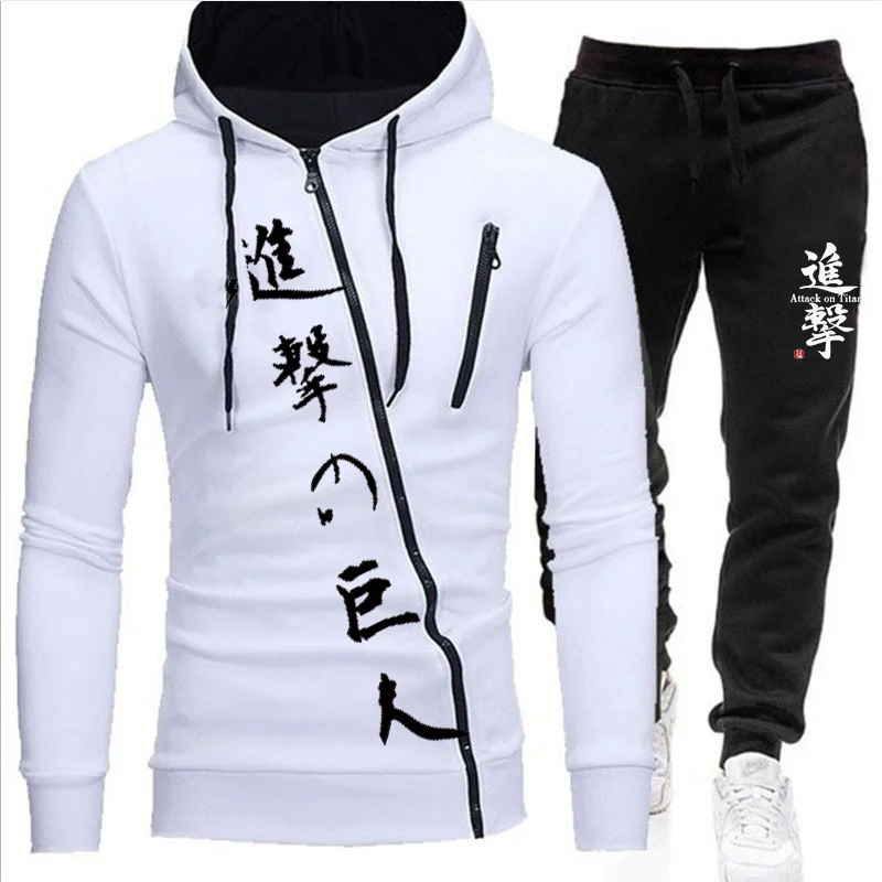 

AttackingGiantAnimesweaterhoodieAnimeOversizedcoatOversizedhoodiepulloverHarajukuUnisex clothingTeen jacket Two-piece suit