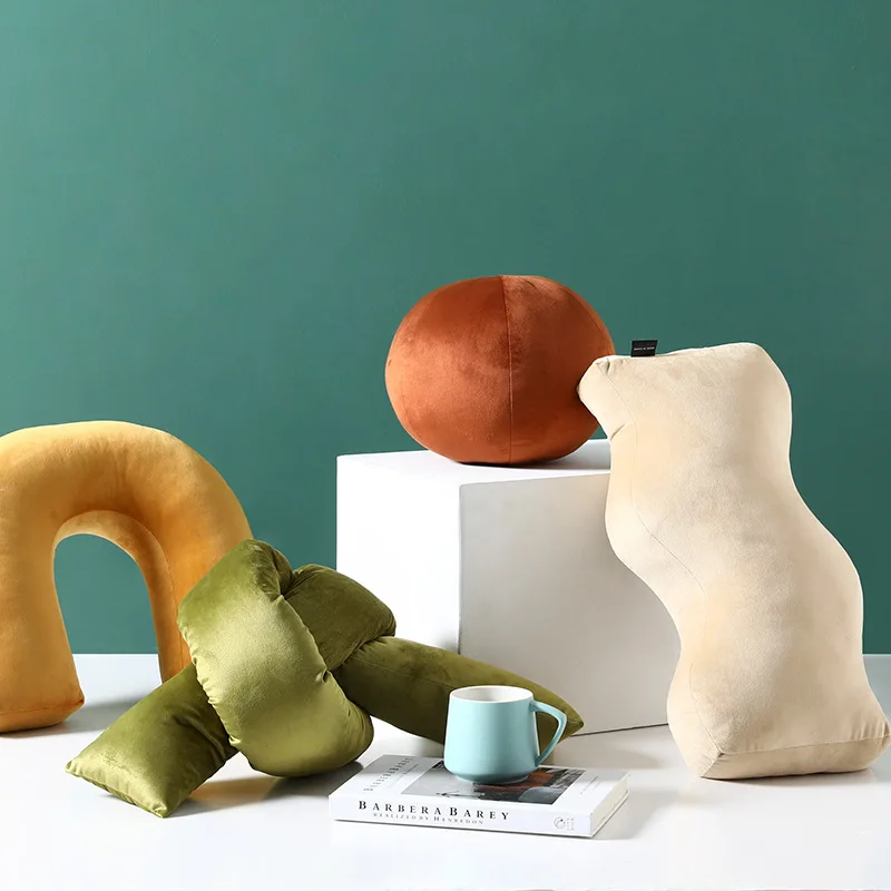 1 шт. однотонная бархатная декоративная подушка для гостиной | Дом и сад