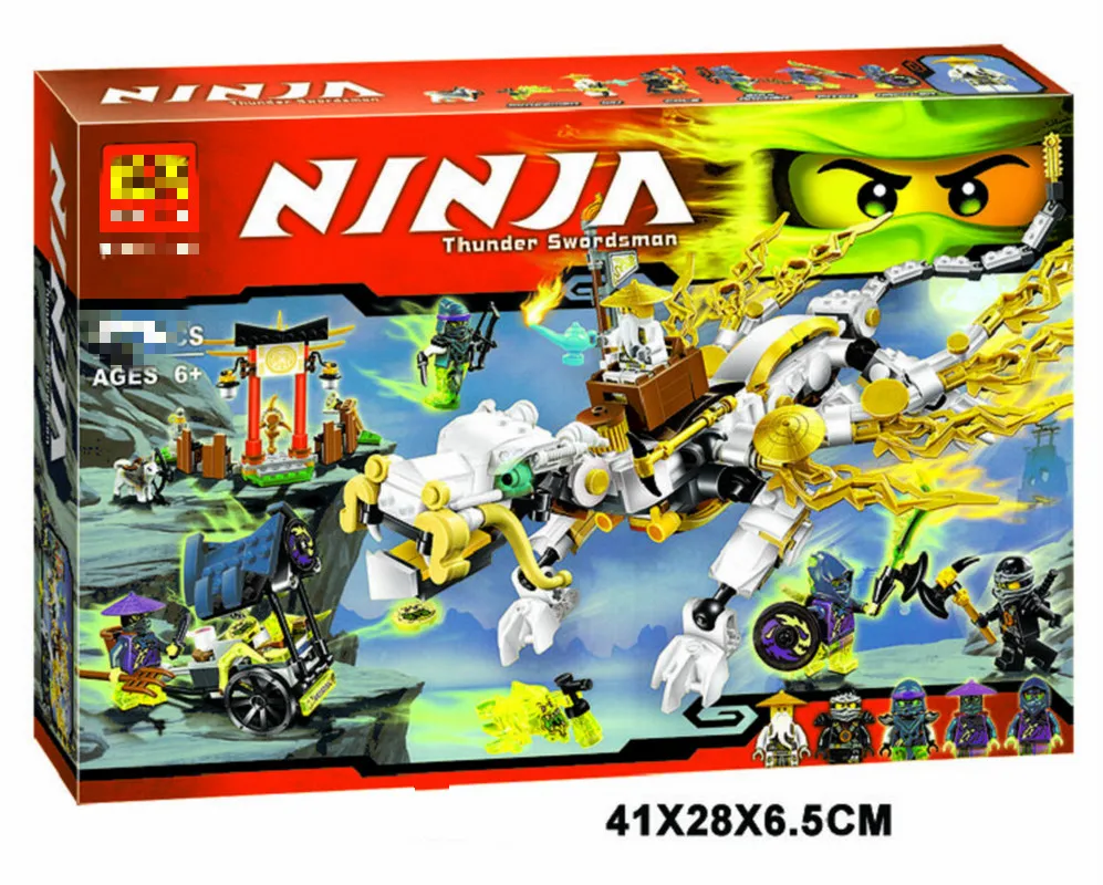 Строительный блок Ninjagoingly Master 10397 Wu Dragon 70734 развивающие игрушки для детей | Игрушки