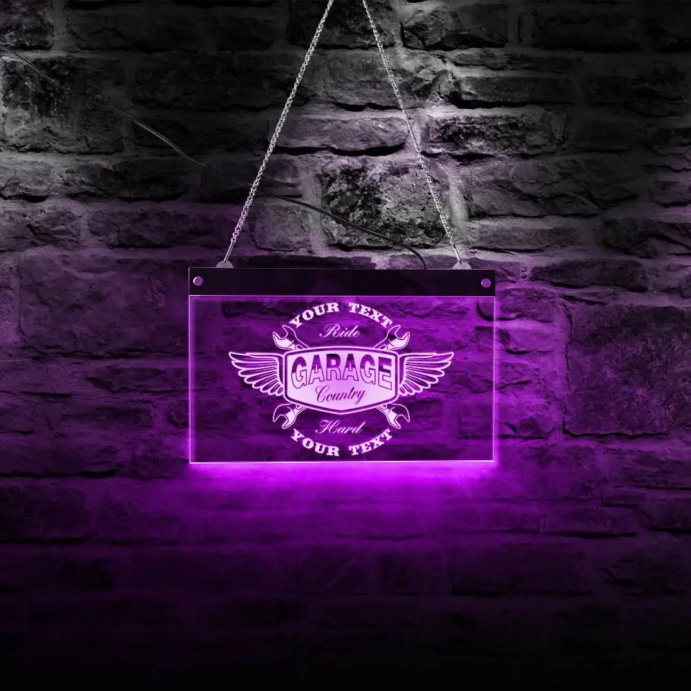 Механическая мастерская персонализированное освещение рекламы художественное