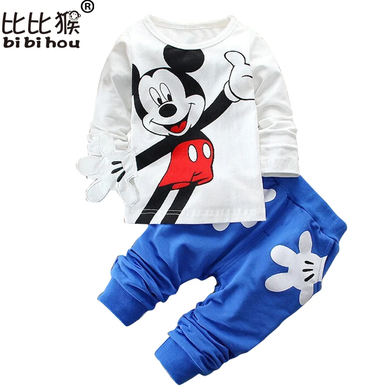 1 предмет весенний спортивный костюм из хлопка для мальчиков и девочек 0-4 лет