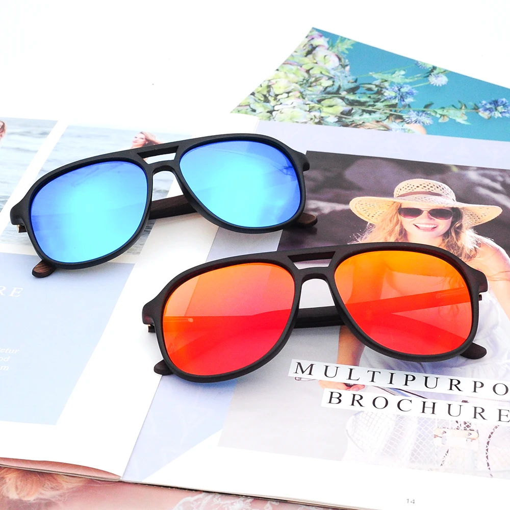 

Unisex New Trendy Bamboo Wooden Sunglasses Light And Portable Fashion Round Outdoor Sentiment UV400
